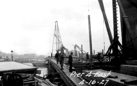 Hoquiam River Bridge Construction