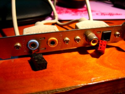 SPDIF Bracket w. Digital Coaxial Out and some other stuff...