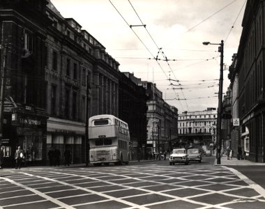 015358:Market Street Newcastle upon Tyne Signey J. 1966 photo