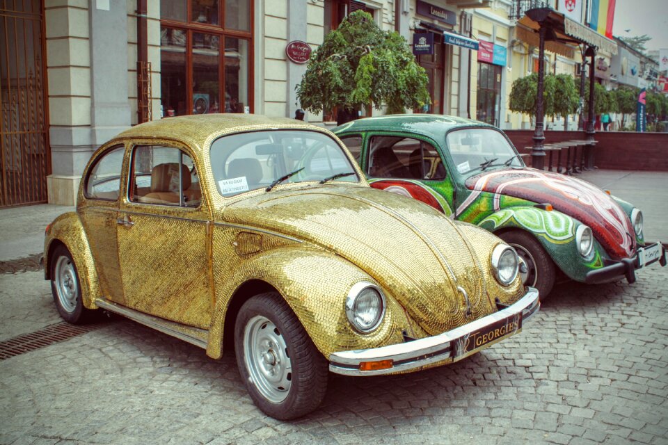 Two-door retro economy car
