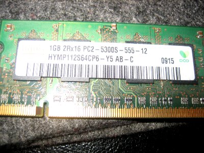 ASUS EEEPC 1000H 1GB RAM Module