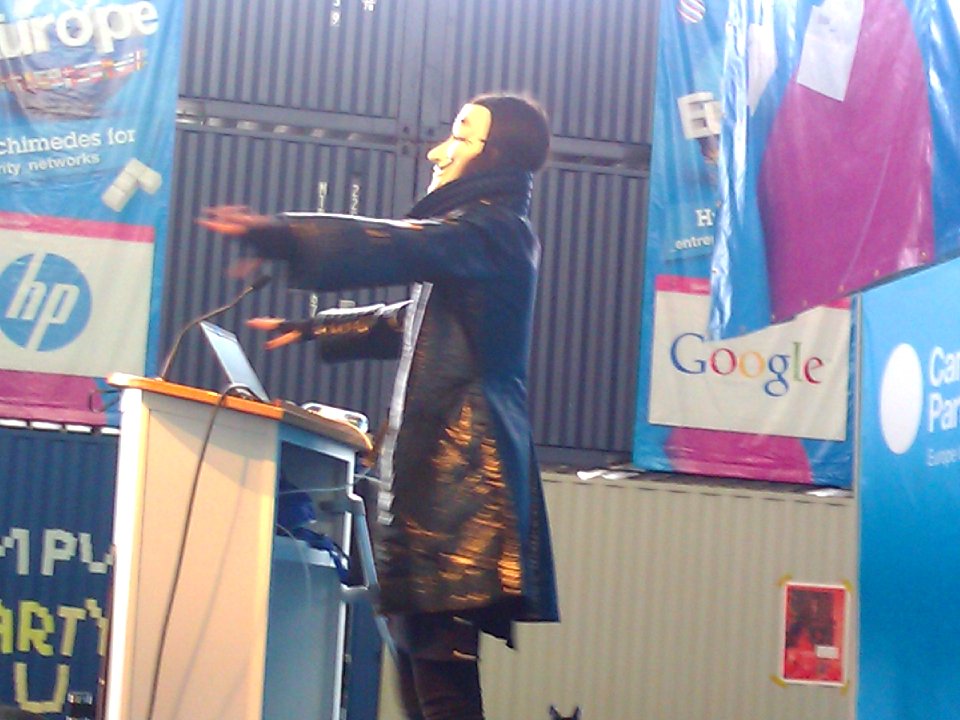 Anon at Campus Party EU, Aug 25, 2012