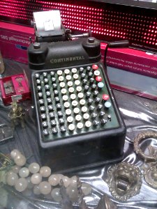 Continental Number Punch device ... weird