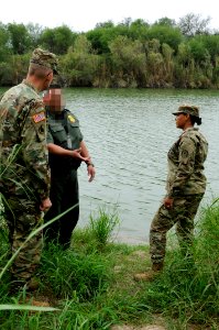 MD Guard Soldiers Help Protect Borders photo