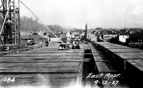 Hoquiam River Bridge Construction