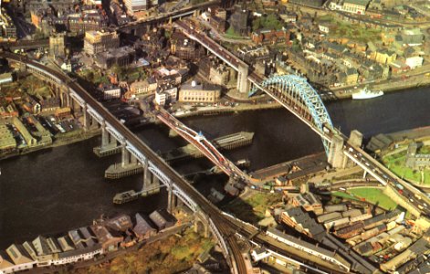 068217:Newcastle Bridges Newcastle upon Tyne Unknown c.1980