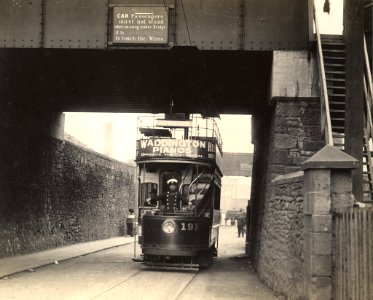 050201:Tram Scotswood Road Newcastle upon Tyne Unknown c.1900 photo