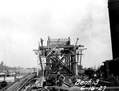 Hoquiam River Bridge Construction