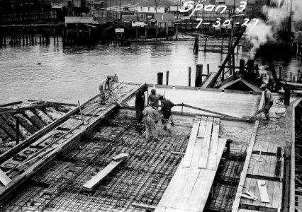 Hoquiam River Bridge Construction