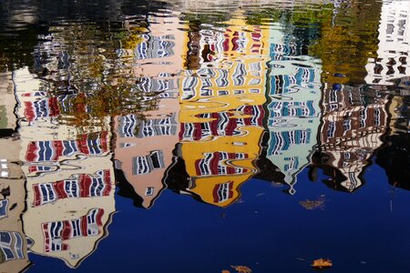 Distortion water houses photo