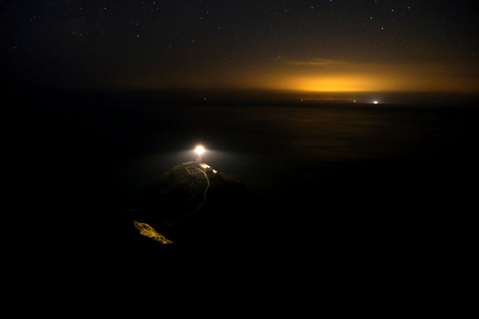 night picture south stack