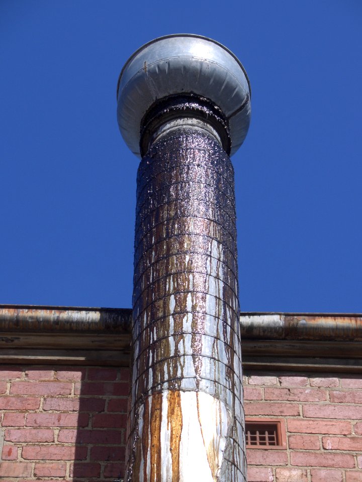 oily chimney