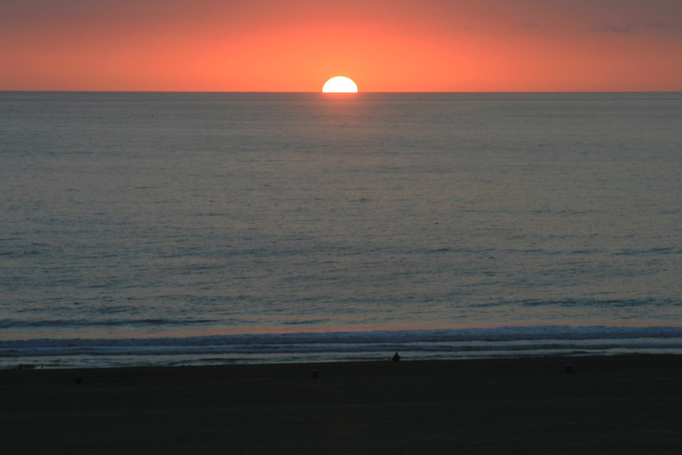 Sunset over the Pacific