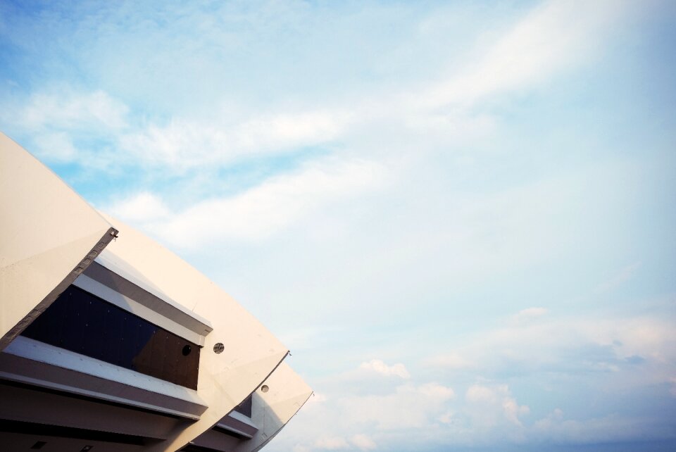 Architecture sky clouds