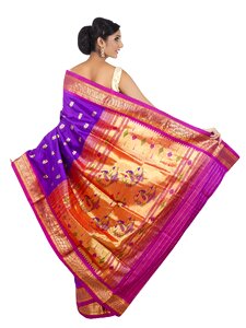 Fashion model traditional cloth