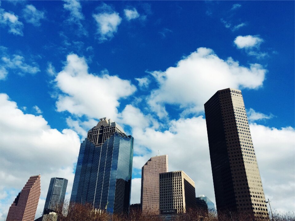 Architecture blue sky photo