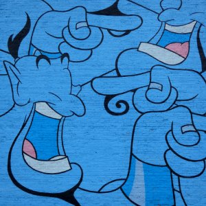 Robin Williams Mural by Jerkface and Dippie