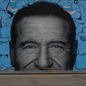 Robin Williams Mural by Jerkface and Dippie