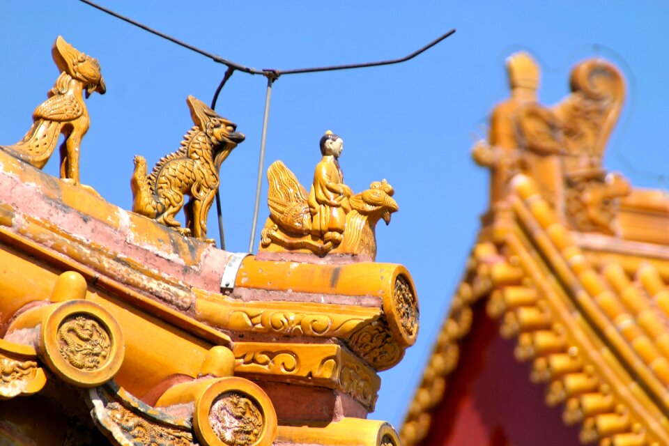 Forbidden city architecture beijing photo