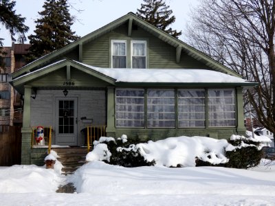 House on a Winter Morning photo