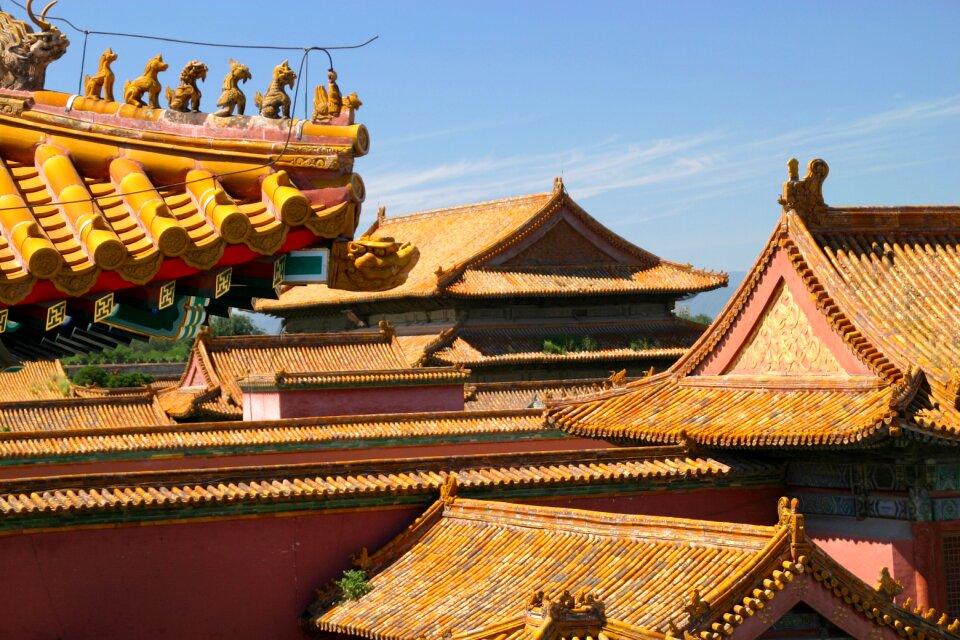 Forbidden city architecture beijing