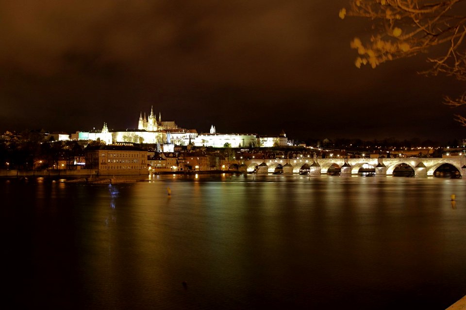 Prague Castle, view from the Vltava river side
