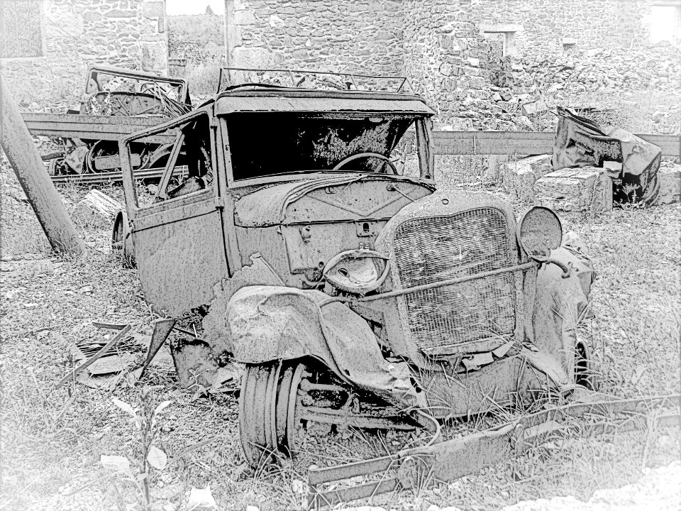 Oradour-sur-Glane (10)PS BW v2
