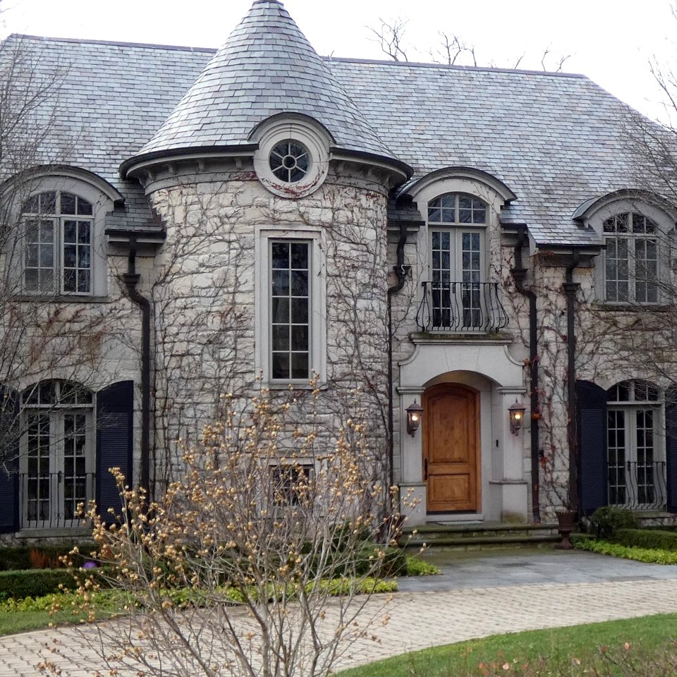 House on an Overcast Morning