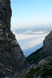 Stones clouds mountains photo