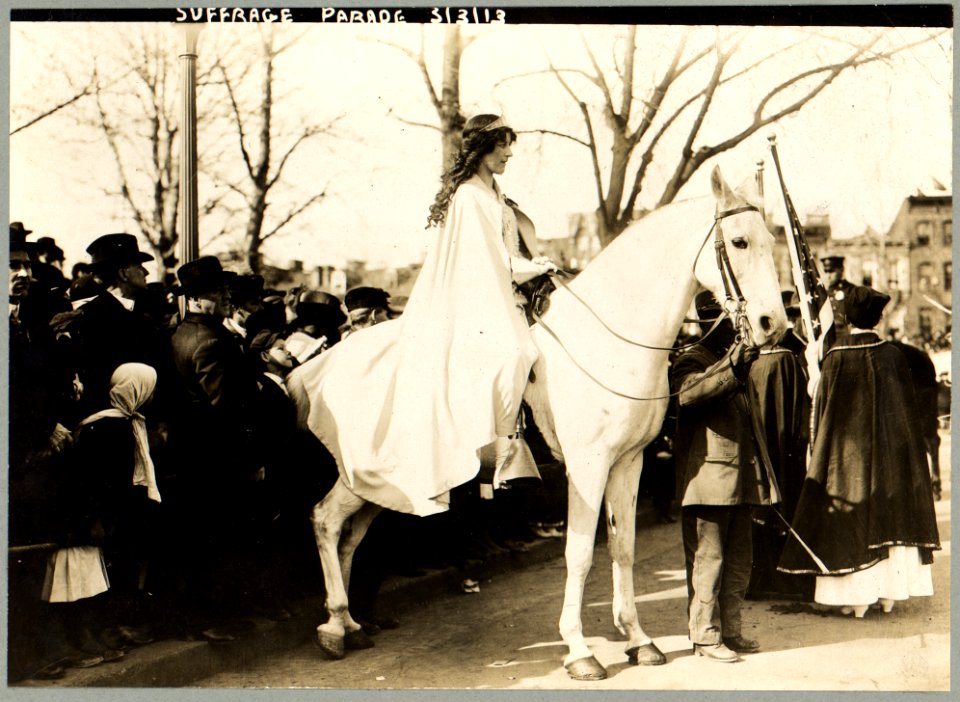 No Known Restrictions: Inez Milholland Boissevain for Women's Suffrage, 1913, George Grantham Bain Collection (LOC)