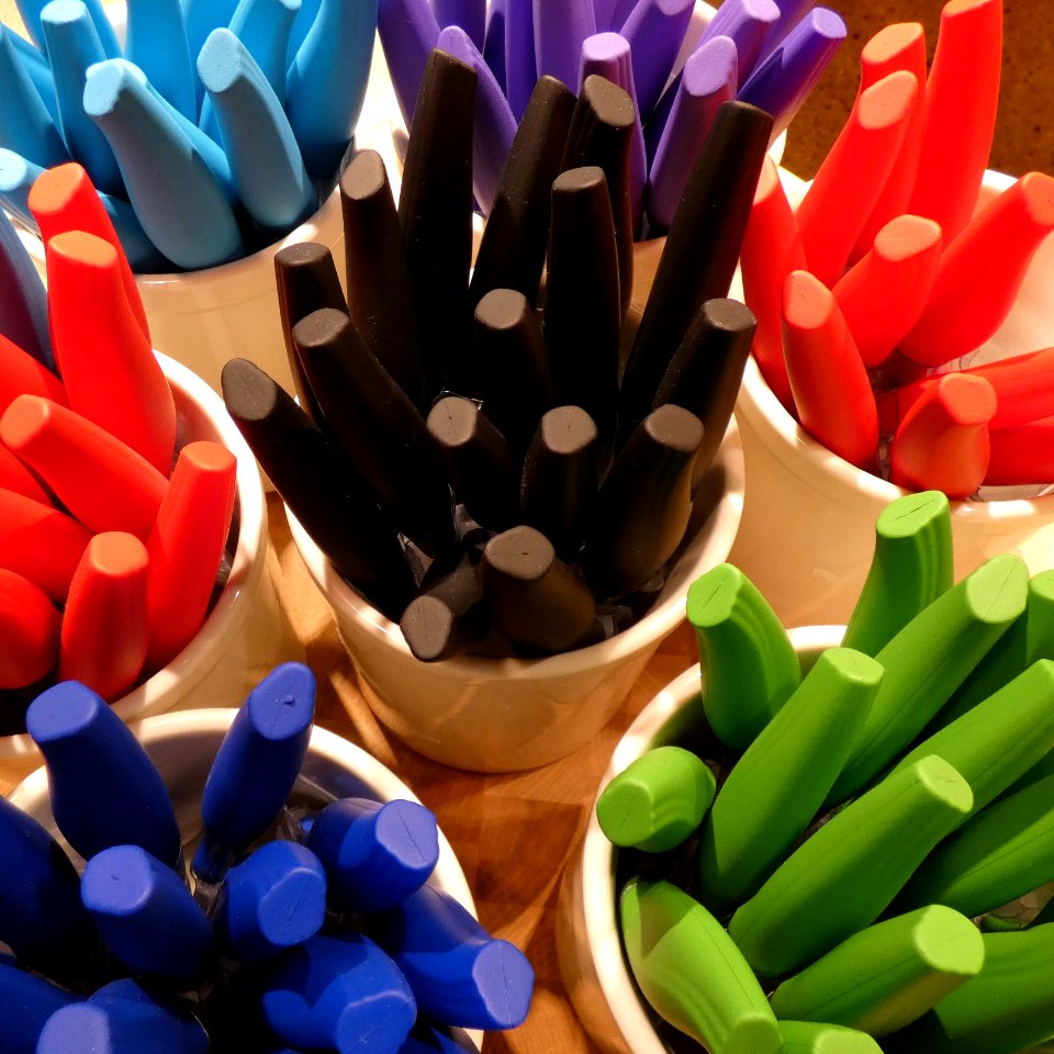 Colorful Knife Handles