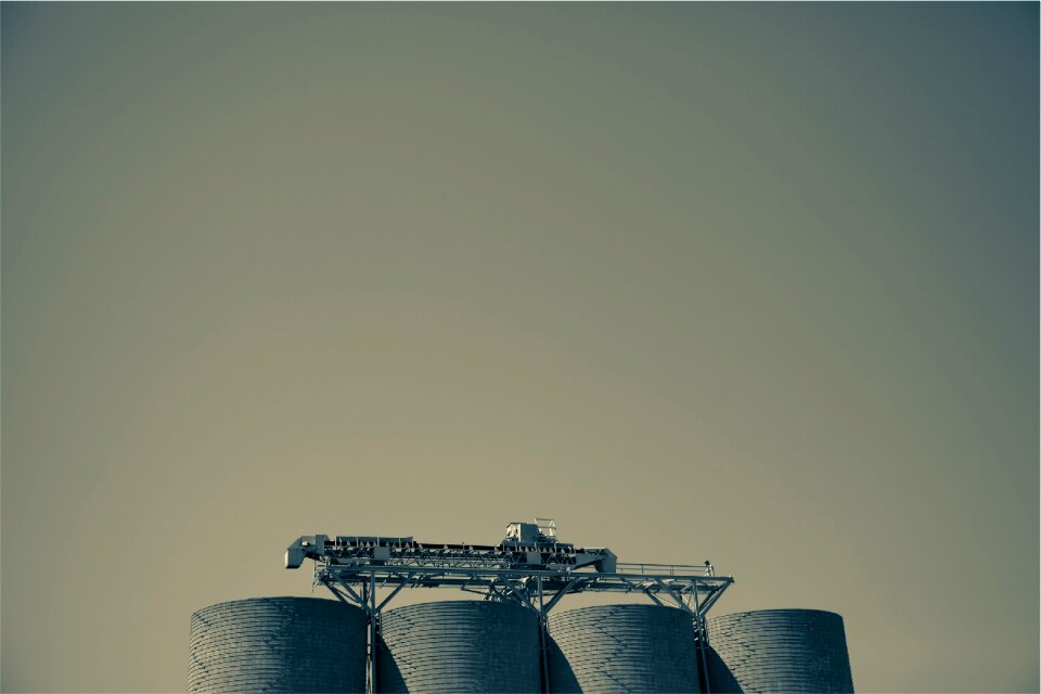 Industrial sky gray industry