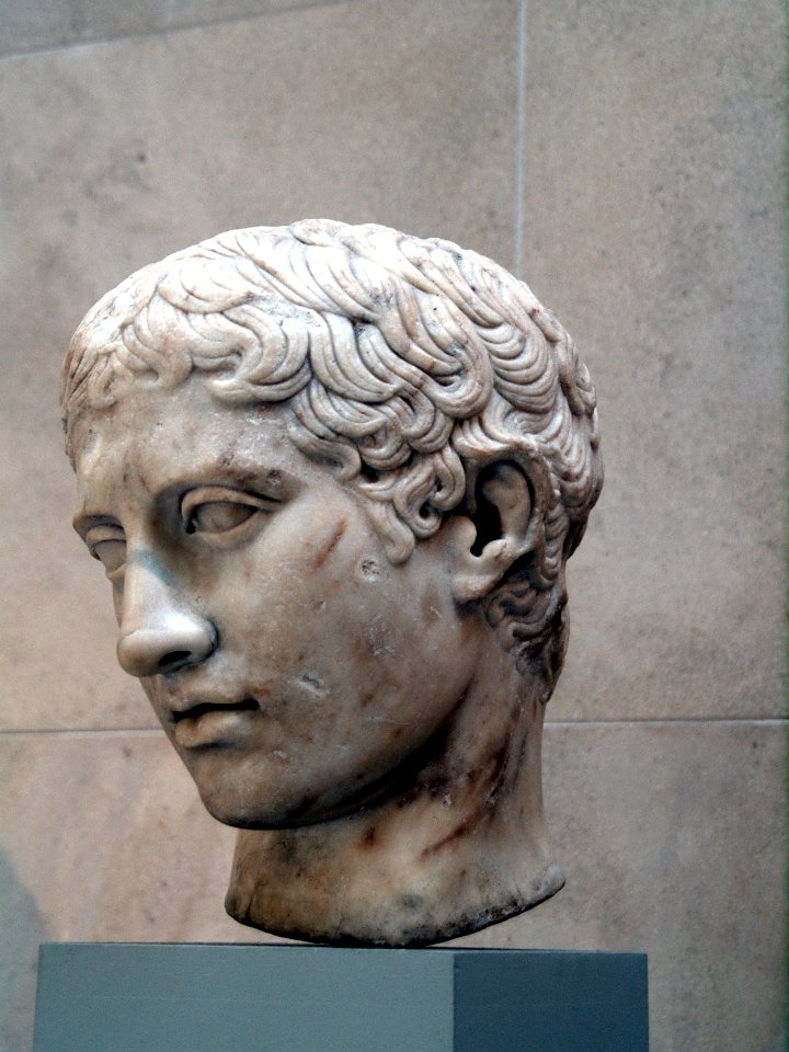 Marble Head of a Youth, ca. A.C.E. 41-54 (Metropolitan Museum of Art)