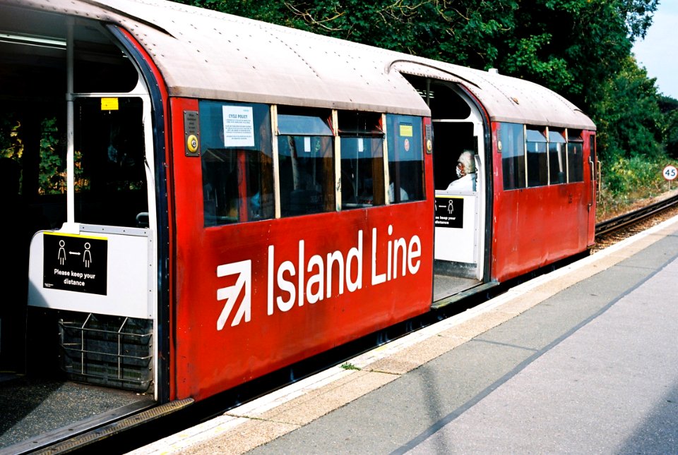 1938 stock at Shanklin with ‘Island Line’ branding