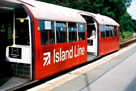 1938 stock at Shanklin with ‘Island Line’ branding photo