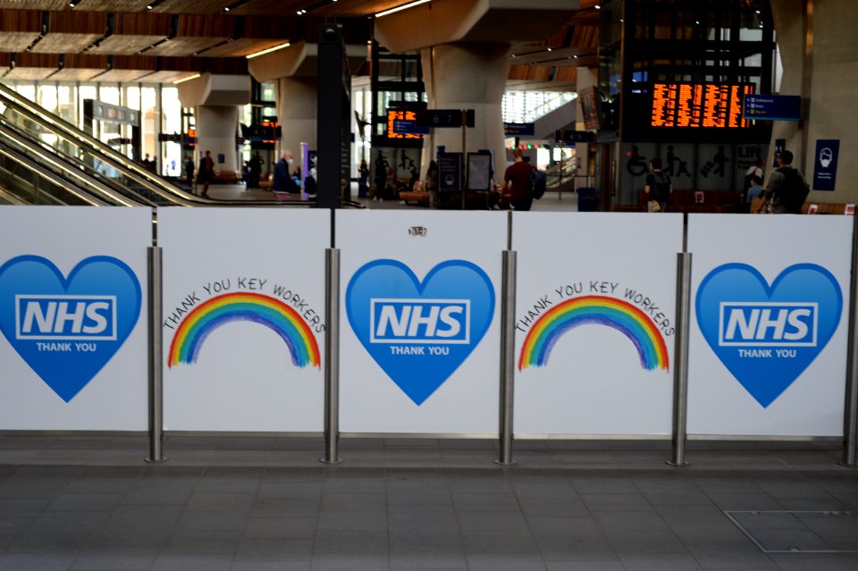 Thanks to the NHS at London Bridge