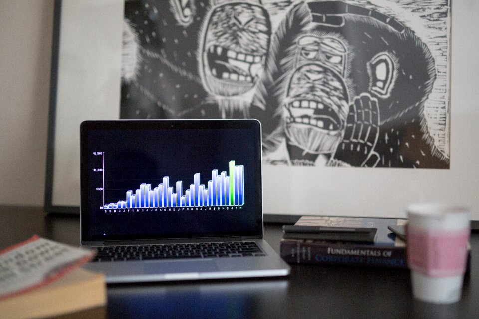 Business macbook laptop