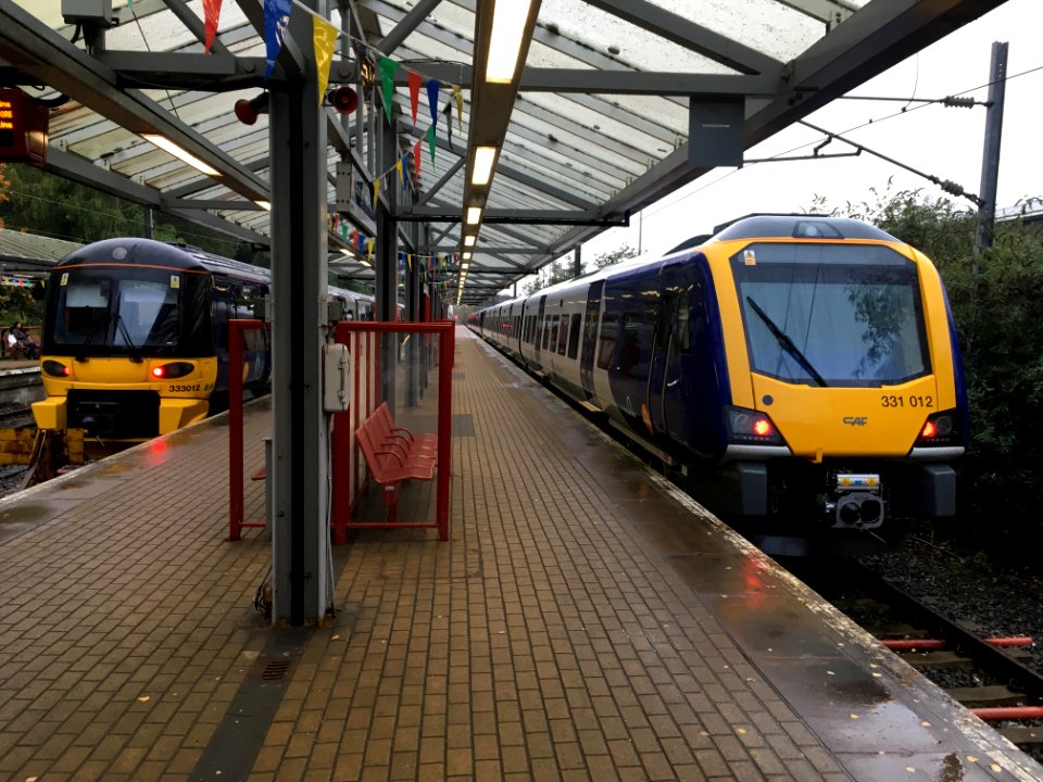 Classes 333 and 331 at Bradford Forster Square photo