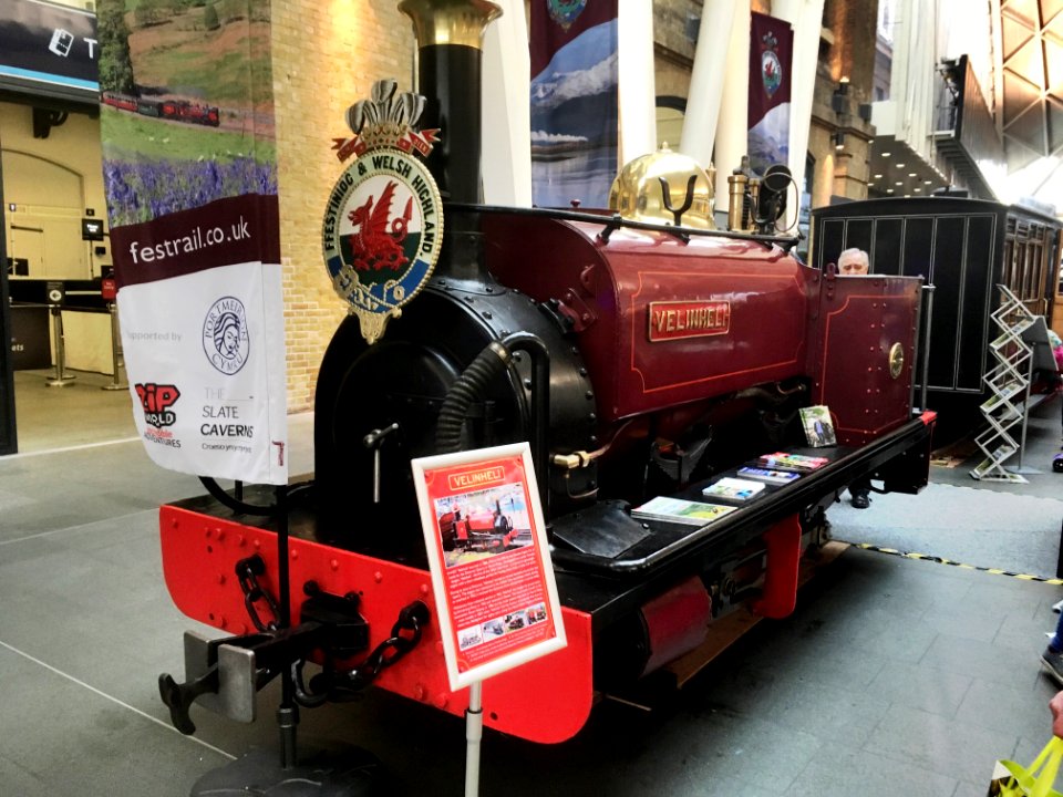 Ffestiniog and Welsh Highland Railways display at Kings Cross station photo