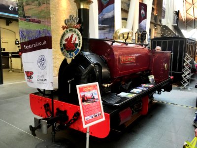 Ffestiniog and Welsh Highland Railways display at Kings Cross station