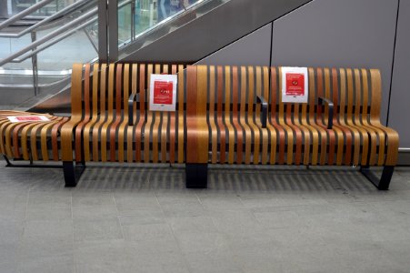 Restricted seating at London Bridge photo
