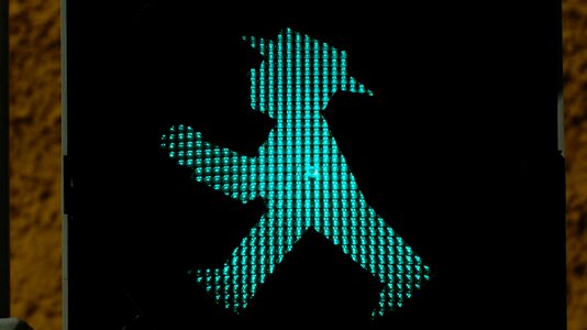 Traffic signal green males