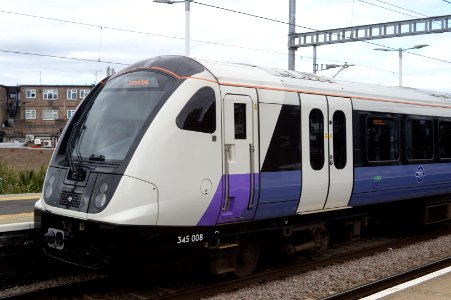 Class 345 train at Shenfield