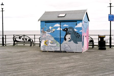 Small cabin at Southend pier