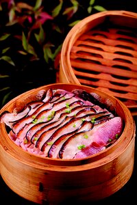 Tiffany steam pork melaleuca meat