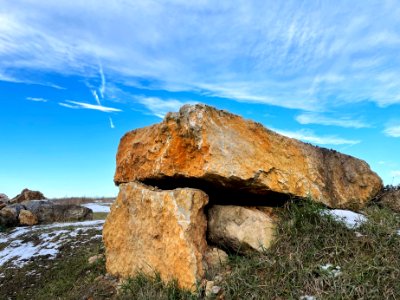 A menhir in making photo