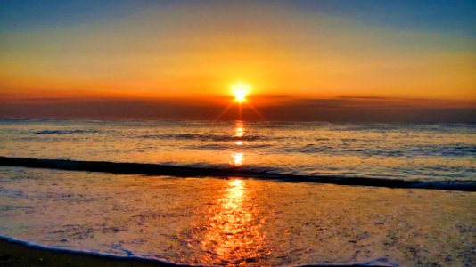 Sortida de sol a Badalona