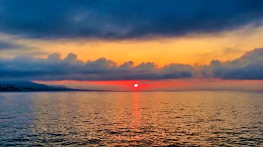 Sortida de sol a Badalona
