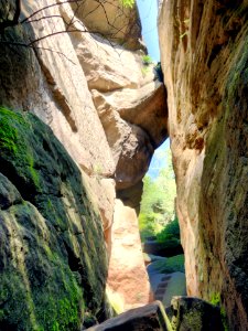 Rock chasm