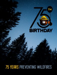 Smokey Bear 75th Birthday poster